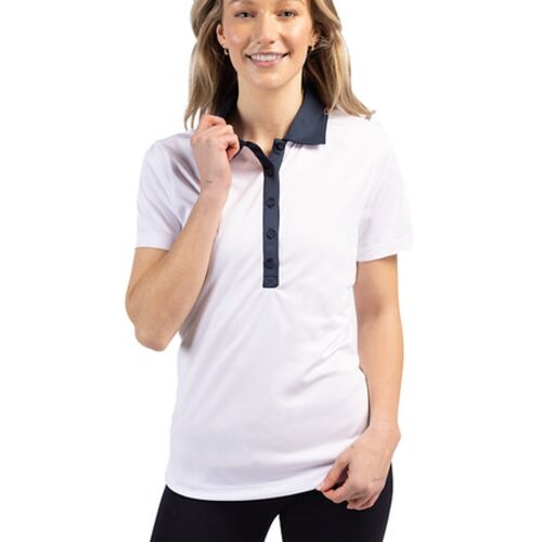 Clique Parma Colorblock Tech Jersey Womens Polo Thumbnail