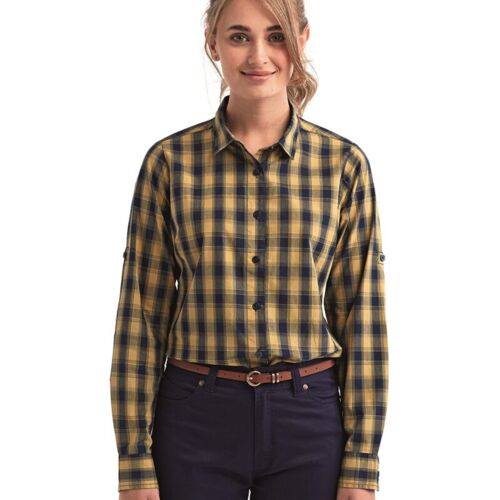 Women's Mulligan Check Cotton Dress Shirt Thumbnail