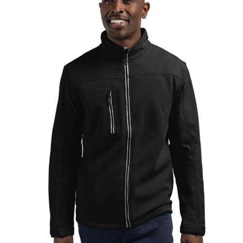 Clique Telemark Eco Stretch Softshell Full Zip Mens Jacket Thumbnail