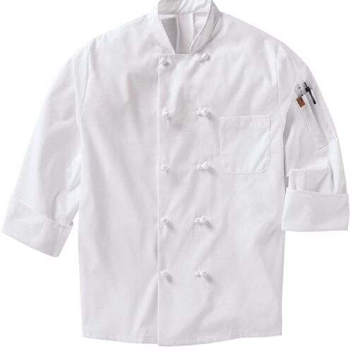 Mimix™ Ten Knot Button Chef Coat with OilBlok Thumbnail