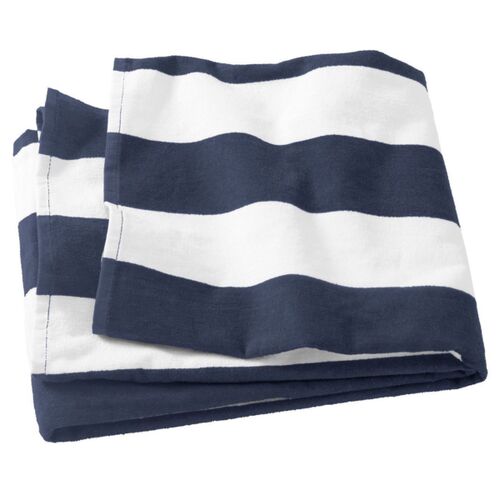 Port Authority® Cabana Stripe Beach Towel Thumbnail