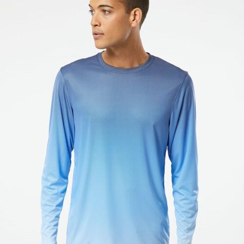 Barbados Performance Pin Dot Long Sleeve T-Shirt Thumbnail