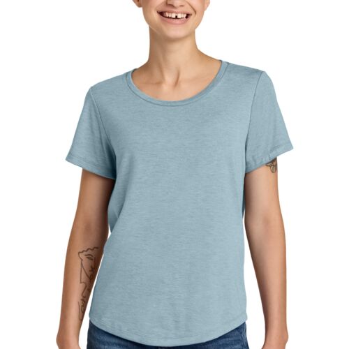 Women's Relaxed Tri Blend Scoop Neck Tee (MCM Field) Thumbnail