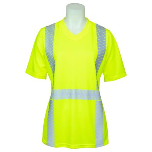 ERB Women's Hi-Viz Short Sleeve V-Neck Tee Thumbnail