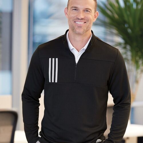 Copy of 3-Stripes Double Knit Quarter-Zip Pullover Thumbnail