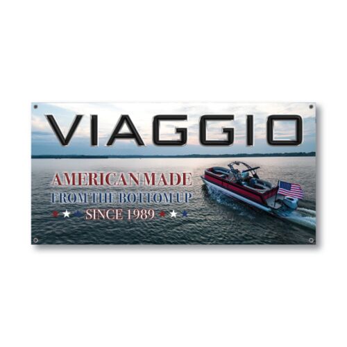 8'x4' Viaggio America Hanging Banner Thumbnail