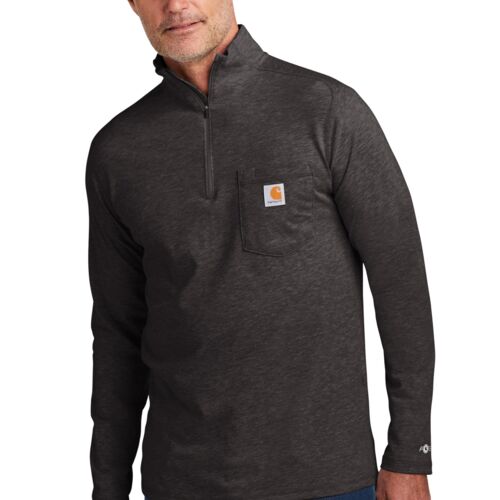 Carhartt Force® 1/4-Zip Long Sleeve T-Shirt (SHOPCSM) Thumbnail