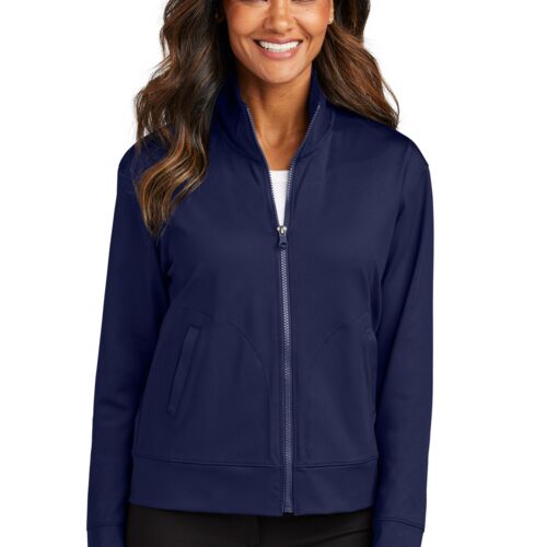 Port Authority® Women's C-FREE® Double Knit Full-Zip (SHOPCSM) Thumbnail