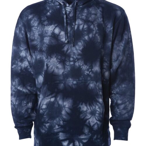 Midweight Tie-Dyed Hooded Sweatshirt (NAME OPTION) Thumbnail