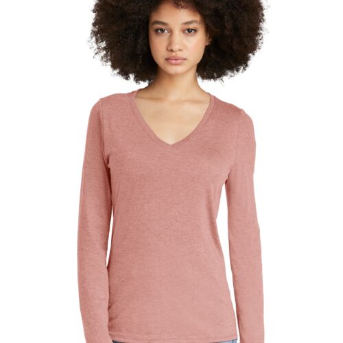 Women's Perfect Tri® Long Sleeve V Neck Tee (Yeo & Yeo) Thumbnail
