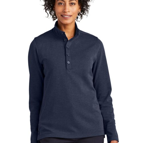 Brooks Brothers® Women’s Mid-Layer Stretch 1/2-Button (Yeo & Yeo) Thumbnail