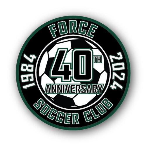 Force Soccer 40th Anniversary Decal Thumbnail