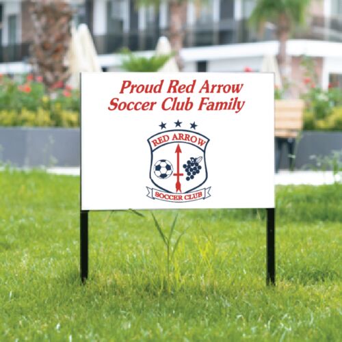 Red Arrow Soccer Club Yard Sign 2 Thumbnail