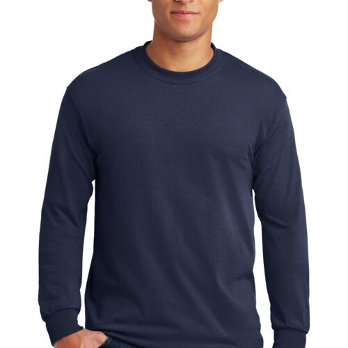 Heavy Cotton 100% Cotton Long Sleeve T Shirt (NAME OPTION) Thumbnail