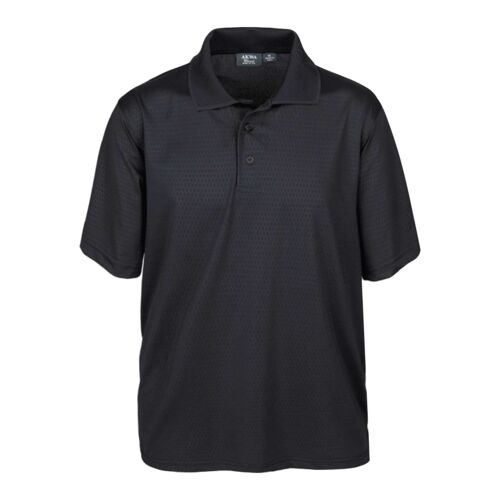 Men's Embossed Honeycomb Polo Thumbnail