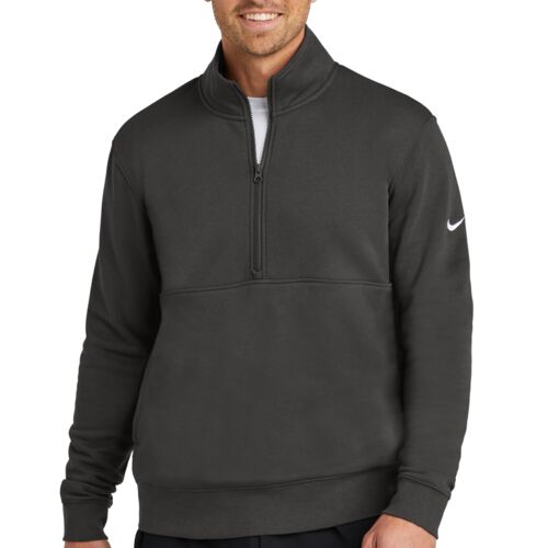	Nike Club Fleece Sleeve Swoosh 1/2-Zip (SHOPCSM) Thumbnail