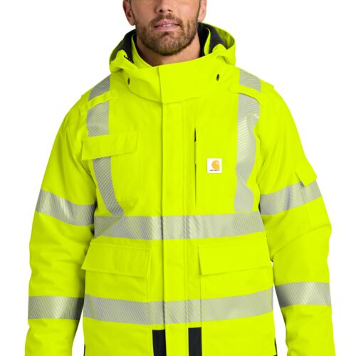 Carhartt® ANSI 107 Class 3 Waterproof Heavyweight Insulated Jacket (SHOPCSM) Thumbnail