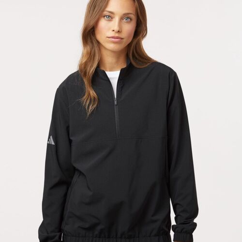 Adidas Women's Woven Half-Zip Pullover Thumbnail