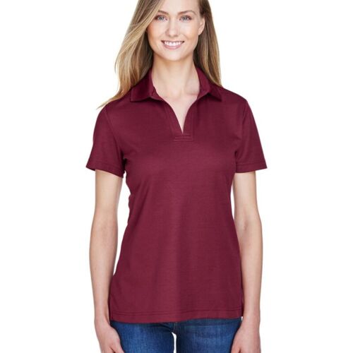 Women's CrownLux Performance® Plaited Polo (Yeo & Ye0) Thumbnail
