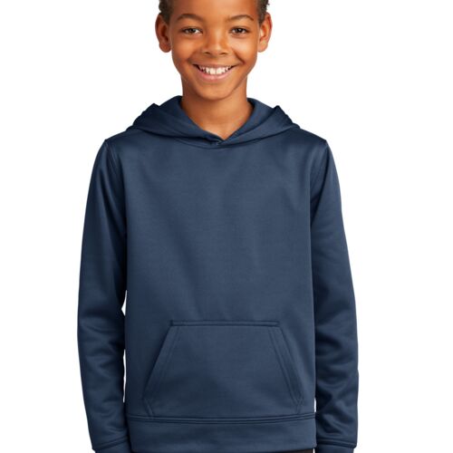 Youth Performance Fleece Pullover Hooded Sweatshirt (Next Level) Thumbnail