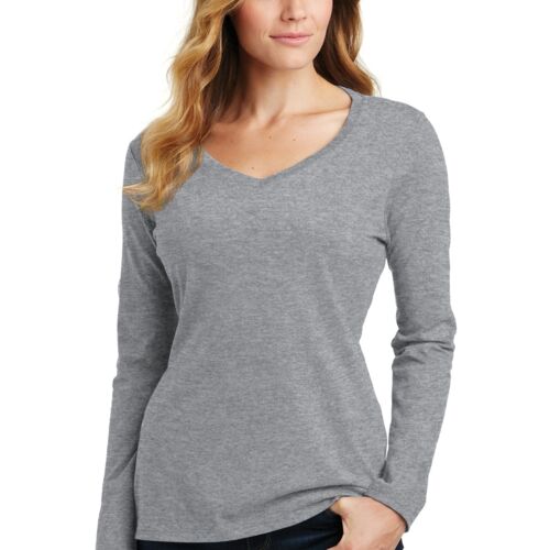 Women's Long Sleeve Fan Favorite V-Neck Tee (Custom Fields Enabled) Thumbnail