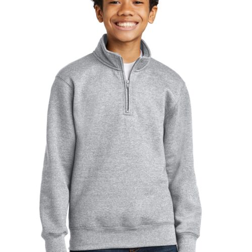 Youth Core Fleece 1/4-Zip Pullover Sweatshirt (Name Option) Thumbnail