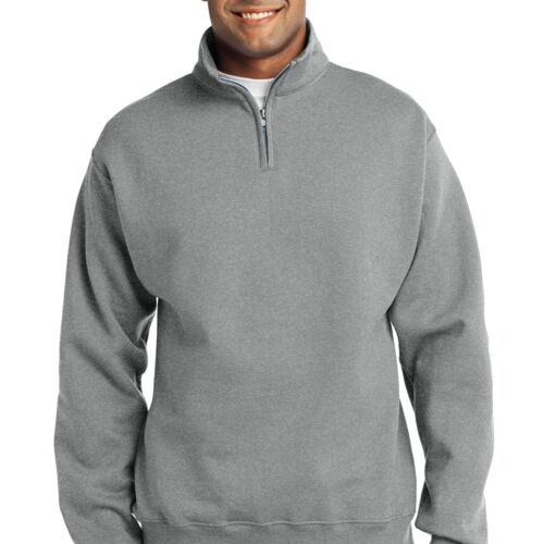 NuBlend® 1/4-Zip Cadet Collar Sweatshirt (Custom Fields Enabled) Thumbnail