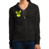 Women's Fitted Jersey Full Zip Hoodie Thumbnail