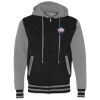 Unisex Heavyweight Varsity Full-Zip Hooded Sweatshirt Thumbnail