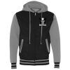 Unisex Heavyweight Varsity Full-Zip Hooded Sweatshirt Thumbnail