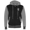Unisex Heavyweight Varsity Full-Zip Hooded Sweatshirt Thumbnail