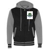 Unisex Heavyweight Varsity Full-Zip Hooded Sweatshirt Thumbnail