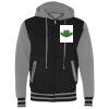 Unisex Heavyweight Varsity Full-Zip Hooded Sweatshirt Thumbnail