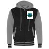 Unisex Heavyweight Varsity Full-Zip Hooded Sweatshirt Thumbnail
