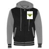 Unisex Heavyweight Varsity Full-Zip Hooded Sweatshirt Thumbnail