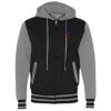 Unisex Heavyweight Varsity Full-Zip Hooded Sweatshirt Thumbnail