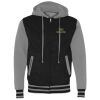Unisex Heavyweight Varsity Full-Zip Hooded Sweatshirt Thumbnail