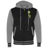 Unisex Heavyweight Varsity Full-Zip Hooded Sweatshirt Thumbnail