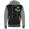 Unisex Heavyweight Varsity Full-Zip Hooded Sweatshirt Thumbnail