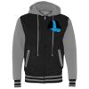 Unisex Heavyweight Varsity Full-Zip Hooded Sweatshirt Thumbnail