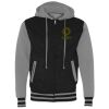 Unisex Heavyweight Varsity Full-Zip Hooded Sweatshirt Thumbnail