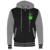 Unisex Heavyweight Varsity Full-Zip Hooded Sweatshirt Thumbnail