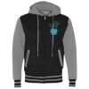 Unisex Heavyweight Varsity Full-Zip Hooded Sweatshirt Thumbnail