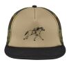 Flat Bill Snapback Trucker Cap Thumbnail