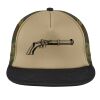 Flat Bill Snapback Trucker Cap Thumbnail