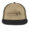 Flat Bill Snapback Trucker Cap Thumbnail
