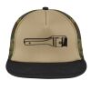 Flat Bill Snapback Trucker Cap Thumbnail