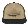 Flat Bill Snapback Trucker Cap Thumbnail