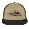 Flat Bill Snapback Trucker Cap Thumbnail
