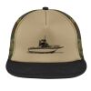 Flat Bill Snapback Trucker Cap Thumbnail